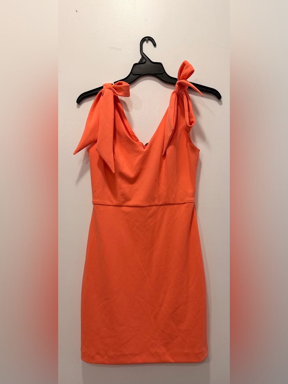 BCBGeneration Orange Tie Strap Dress New With Tags Size 4